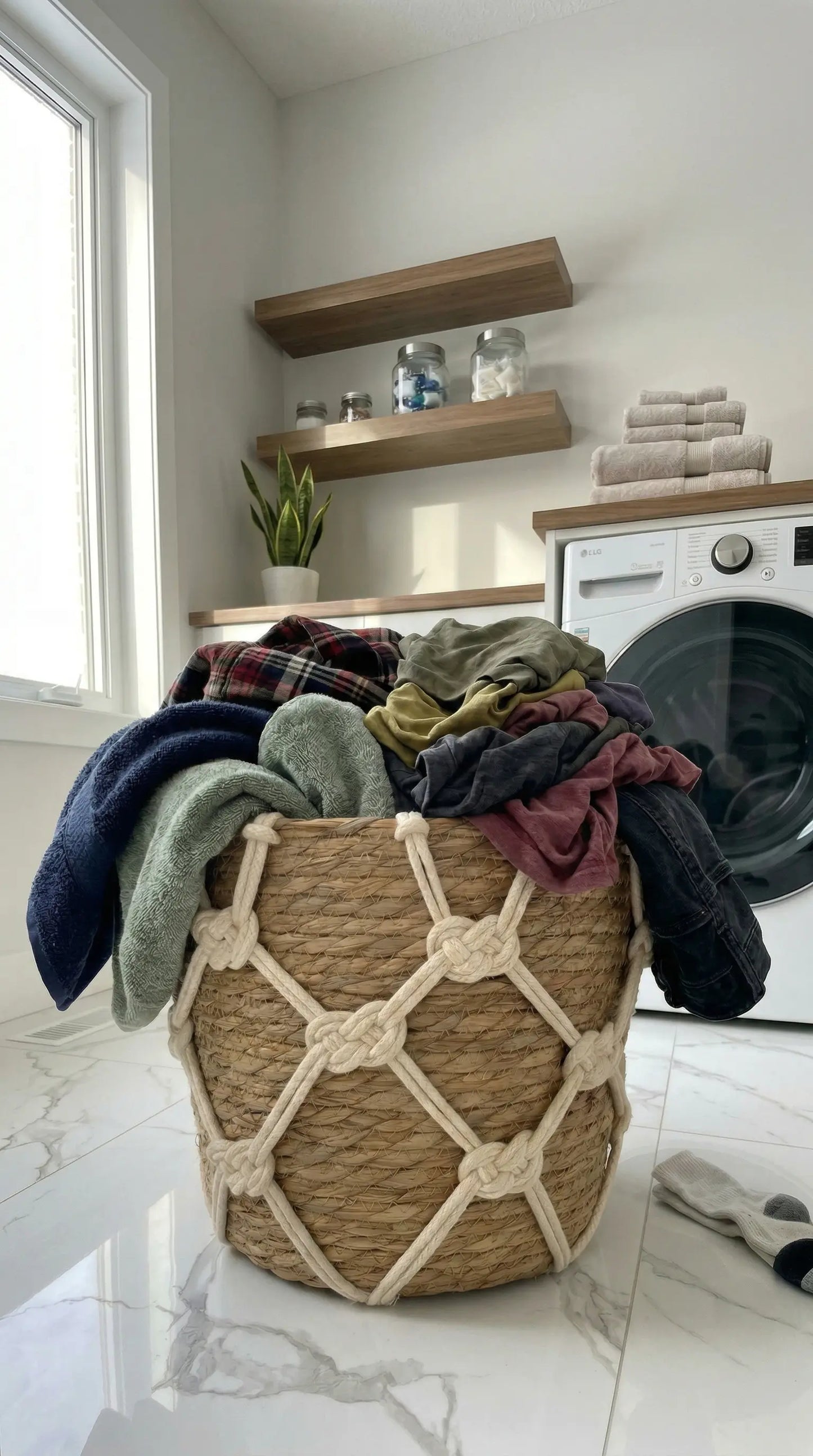Artisan Hand Woven Rattan Basket