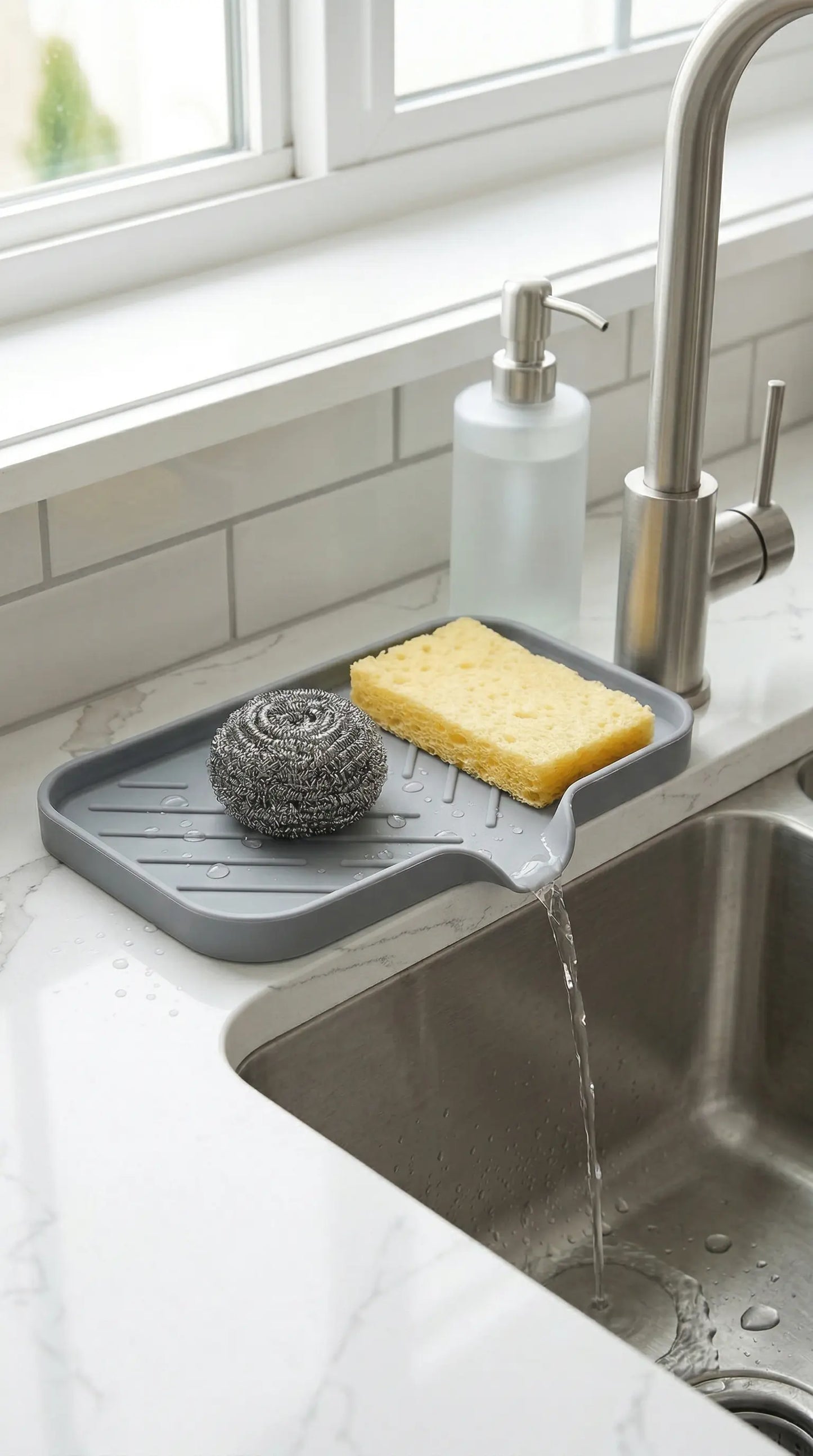 Kitchen Sink Organizer Tray
