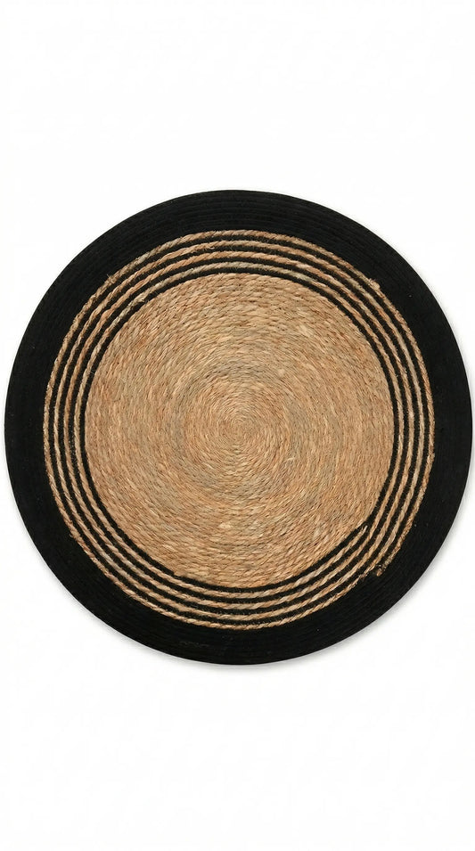 Handwoven Rug Black